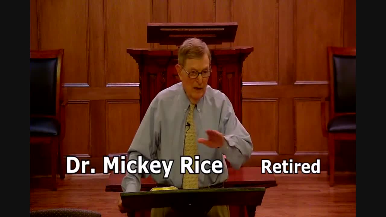 Dr. James M. Mickey Rice